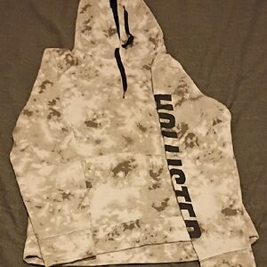 Hollister Black Label Pullover with Cream Sherpa Lining